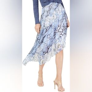 INC Womens Animal Print Floral Print Asymmetrical Skirt, Size 6